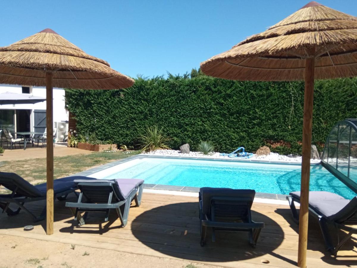 Bed and Breakfast Mas des Vignes Piscine chauffée Le Champ-Saint-Pere Exterior foto